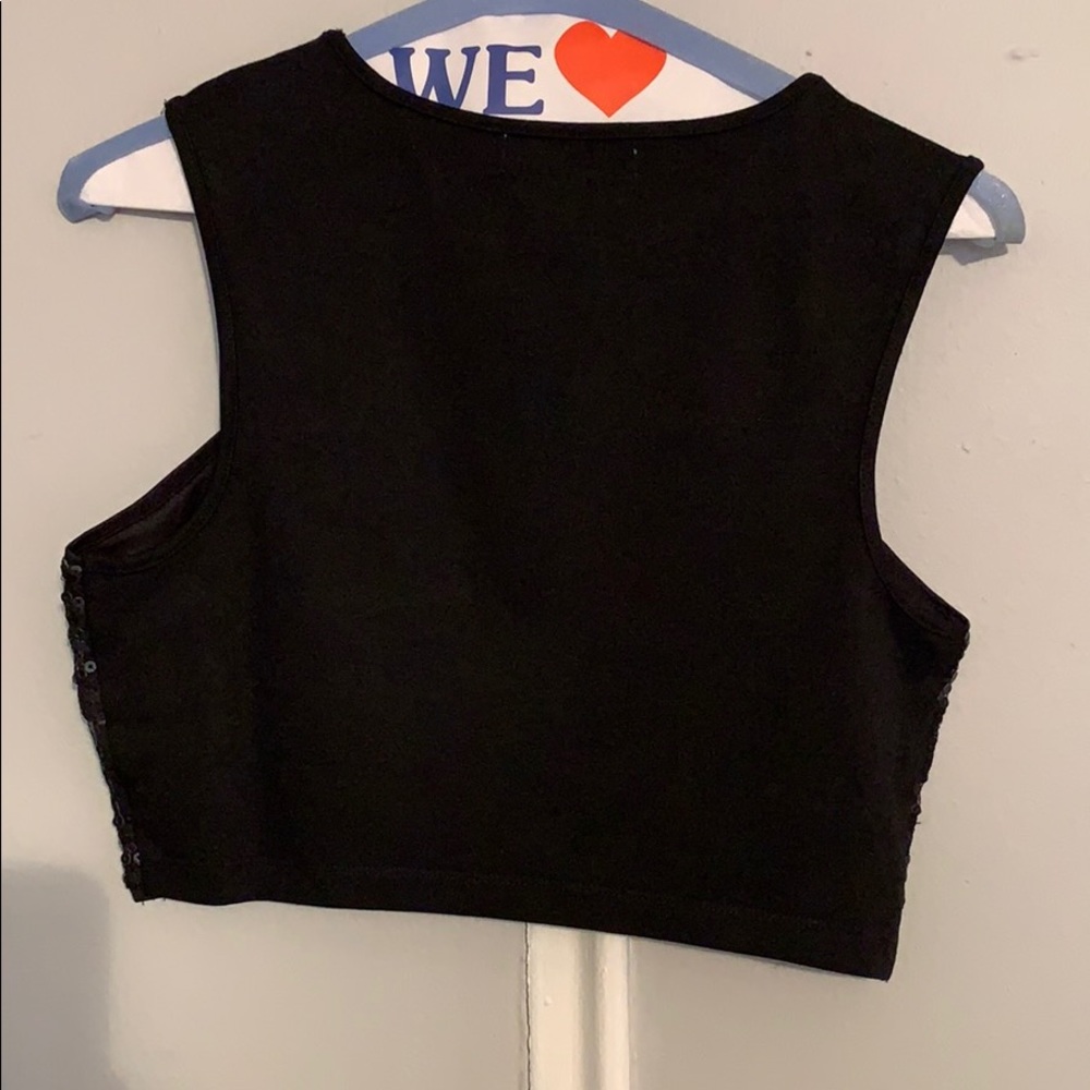 Black cropped top - NWOT - Picture 2 of 4
